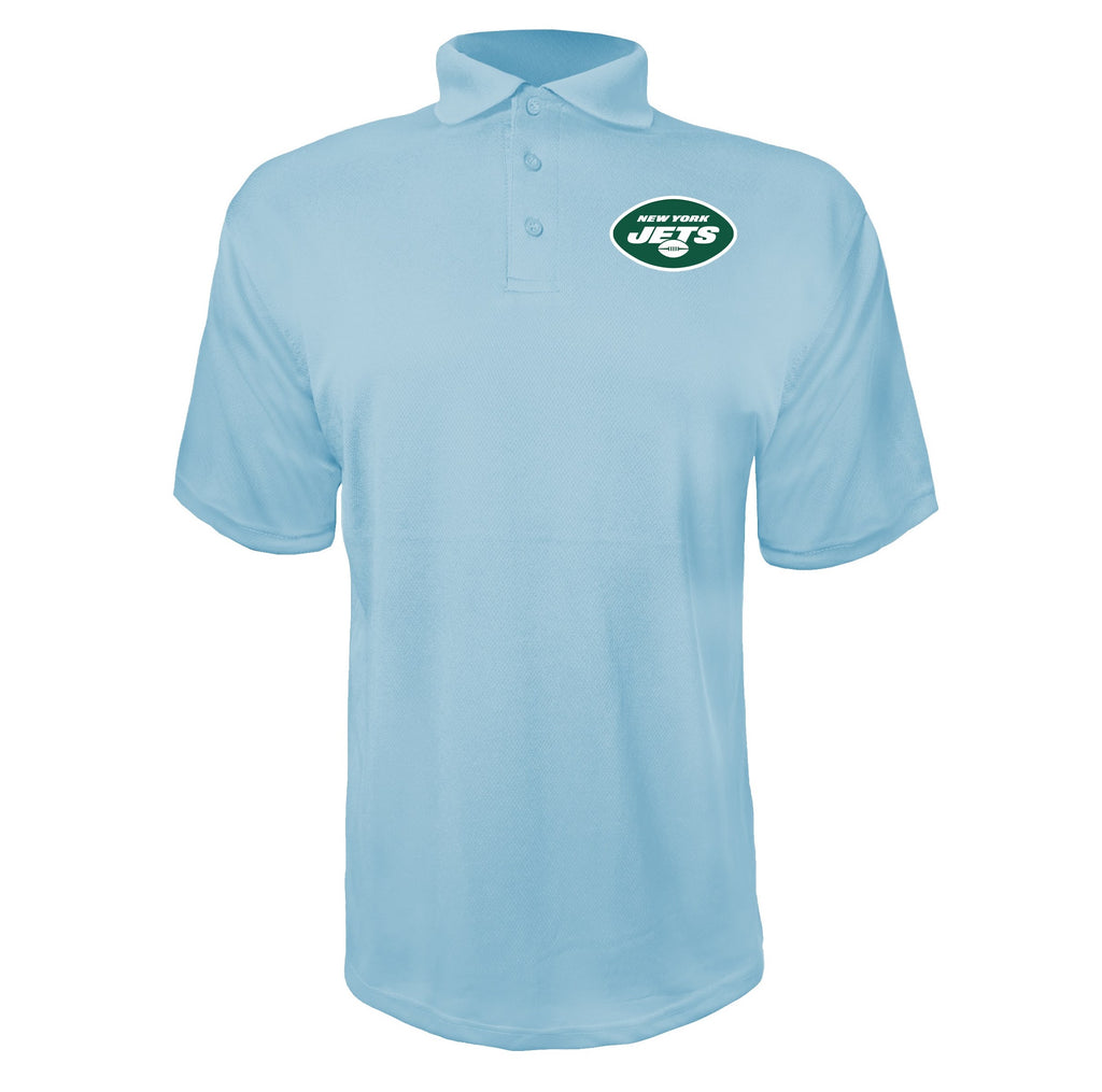 New York Jets Sky Blue polyester polo