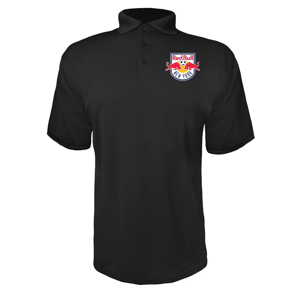 New York Red Bulls Black polyester polo