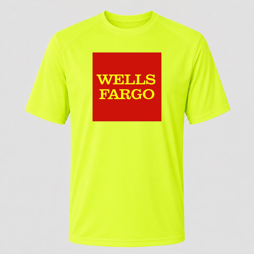 Men's Wells Fargo Performance T-Shirt - Safety Green