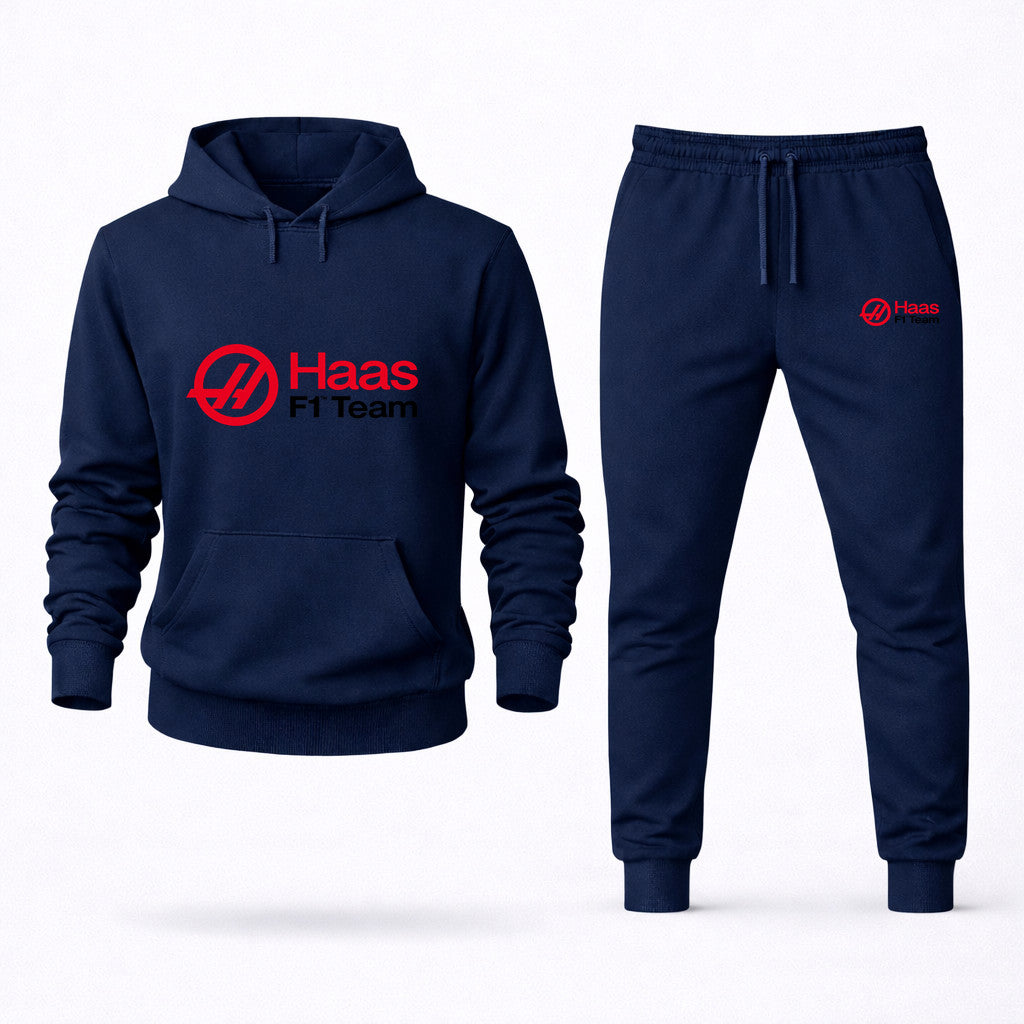 Haas F1 Team Hoodie and Joggers Set - Navy