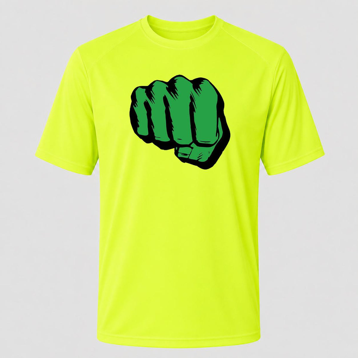 Men's Hulk Punch Performance T-Shirt - Safety Green