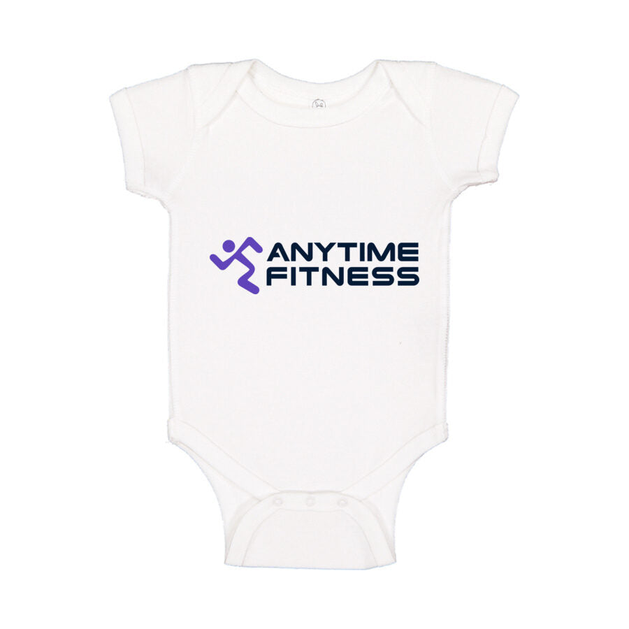 Anytime Fitness Baby Romper Onesie - White