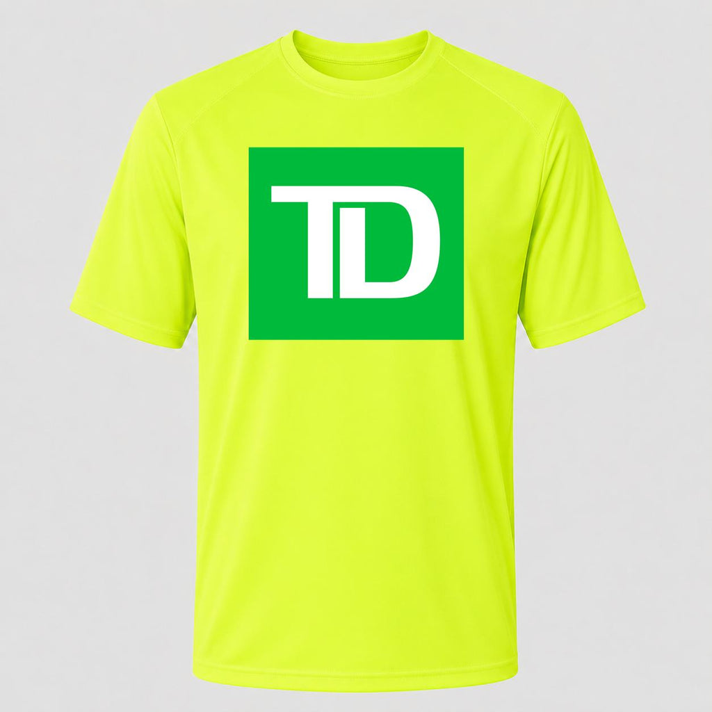 Men's TD Bank Performance T-Shirt - Safety Green