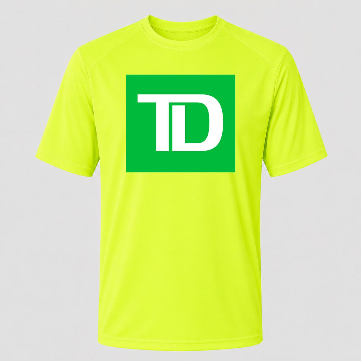Men's TD Bank Performance T-Shirt - Safety Green