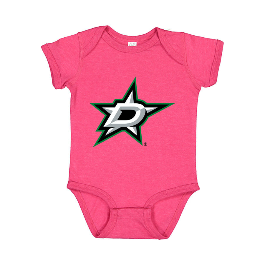 Dallas Stars Baby Romper Onesie - Pink