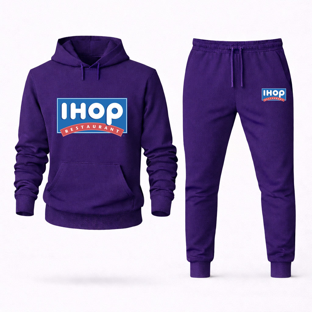 IHOP Hoodie and Joggers Set - Purple
