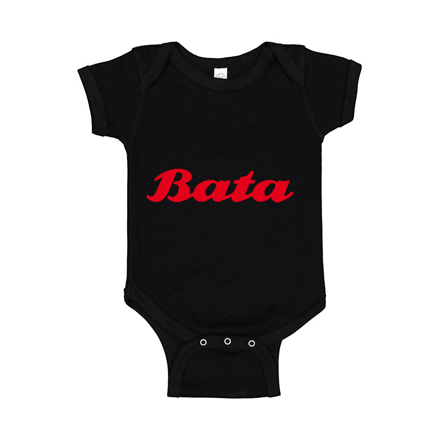 Bata Baby Romper Onesie - Black