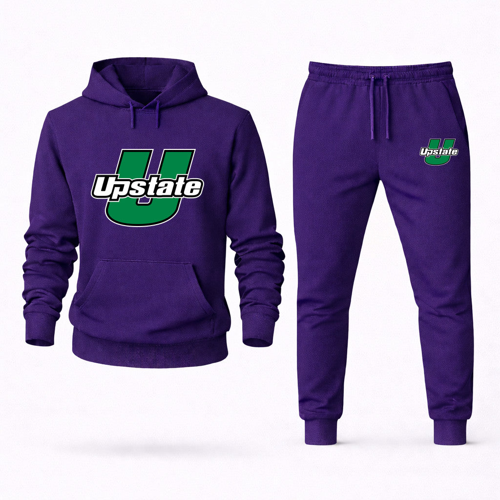 USC Upstate Spartans Hoodie and Joggers Set - Purple