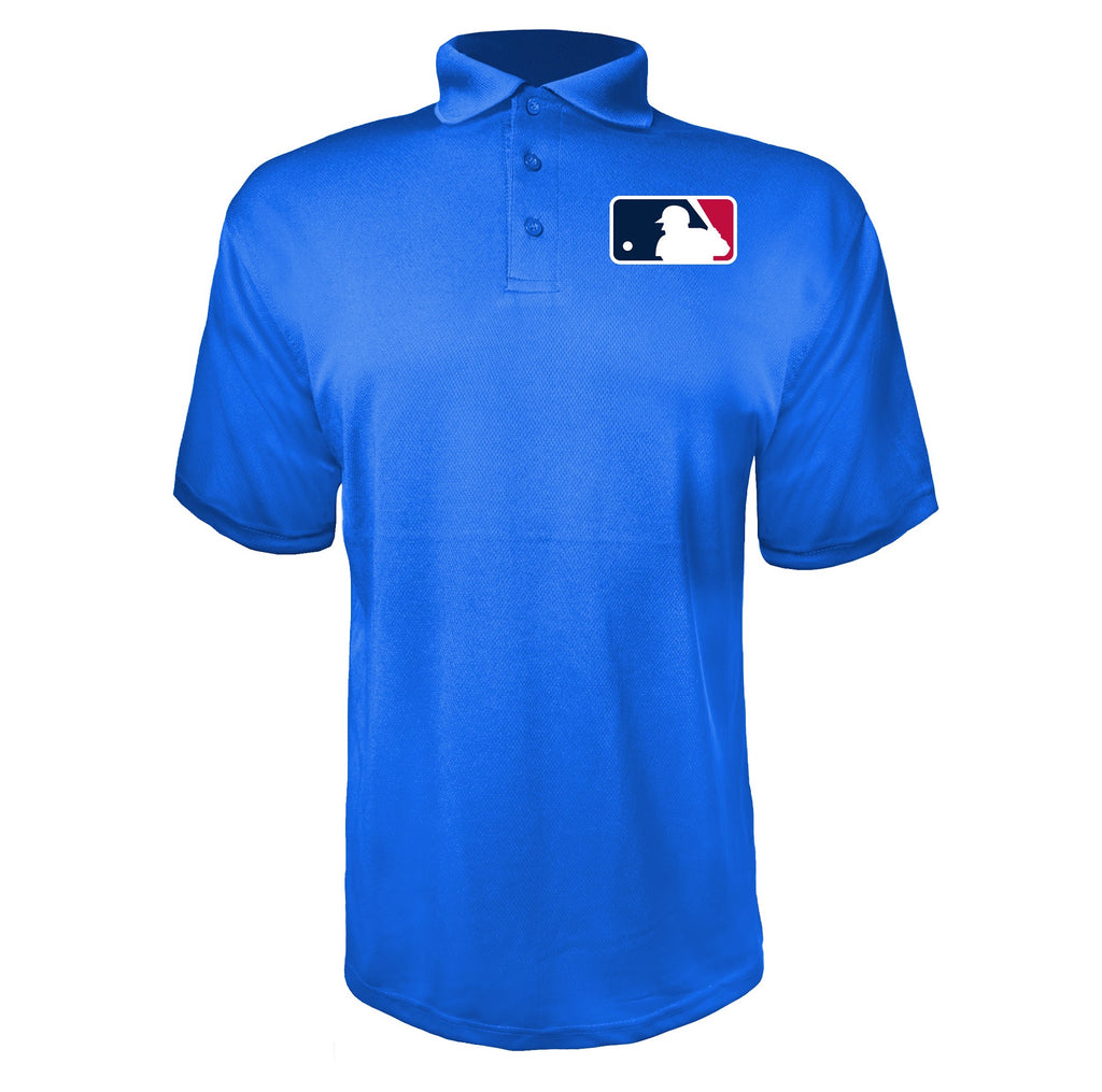 Major League Baseball Blue polyester polo