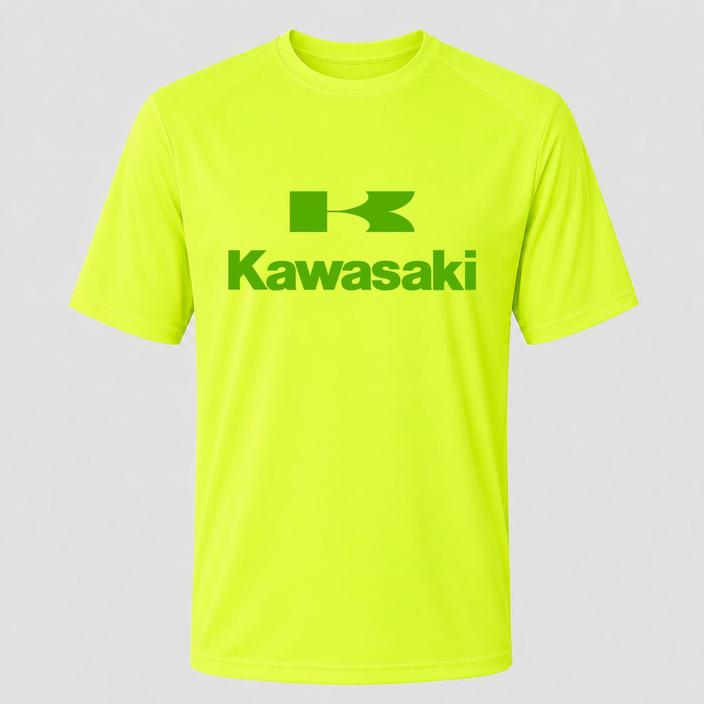 Men's Kawasaki Performance T-Shirt - Safety Green