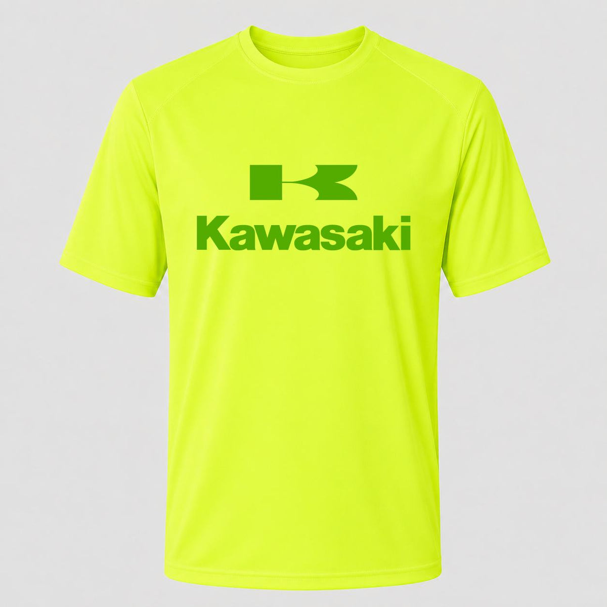Men's Kawasaki Performance T-Shirt - Safety Green