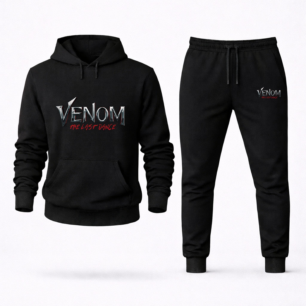 Venom The Last Dance Hoodie and Joggers Set - Black
