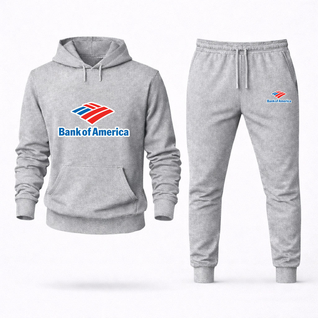 Bank of America Hoodie and Joggers Set - Grey