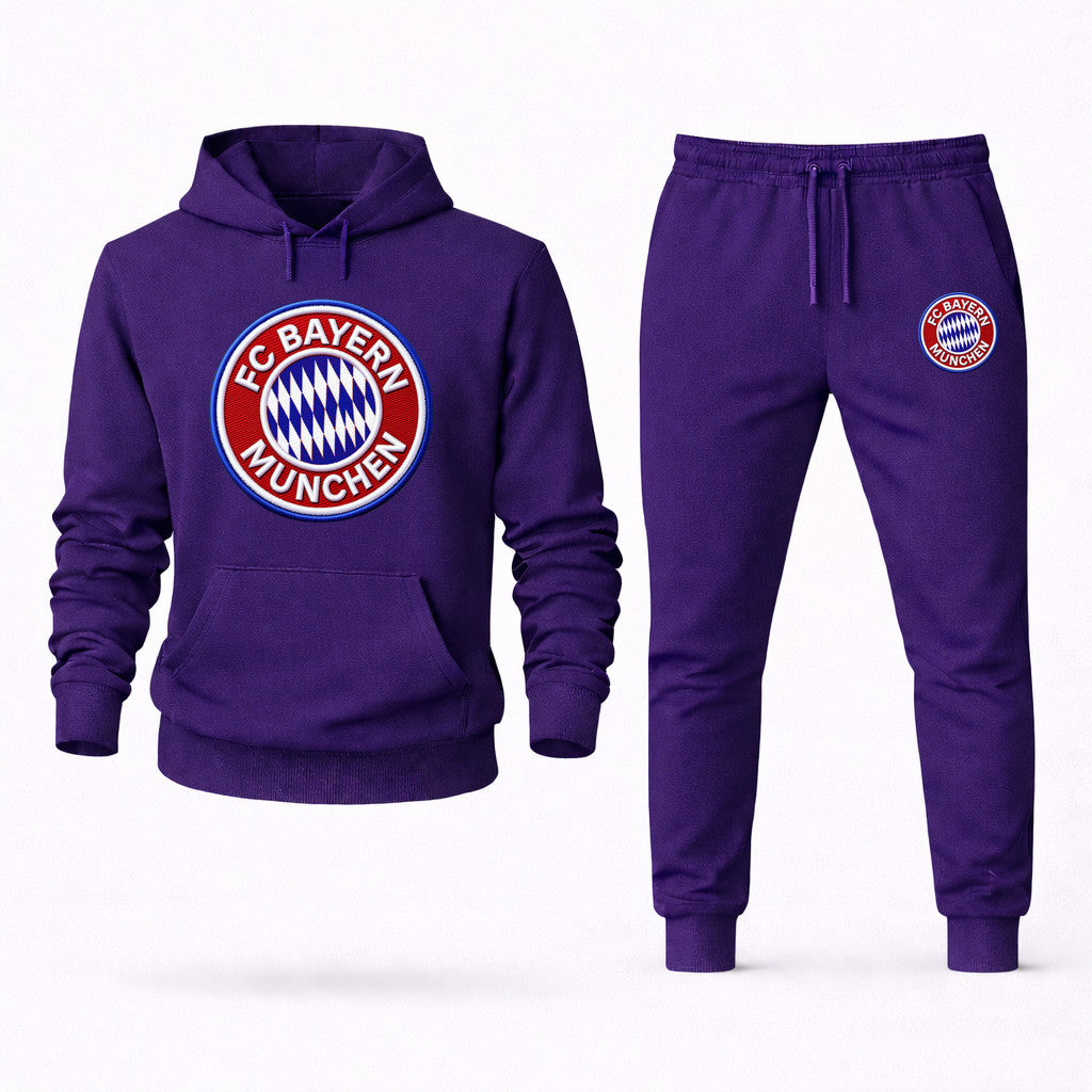 FC Bayern Munich Hoodie and Joggers Set - Purple
