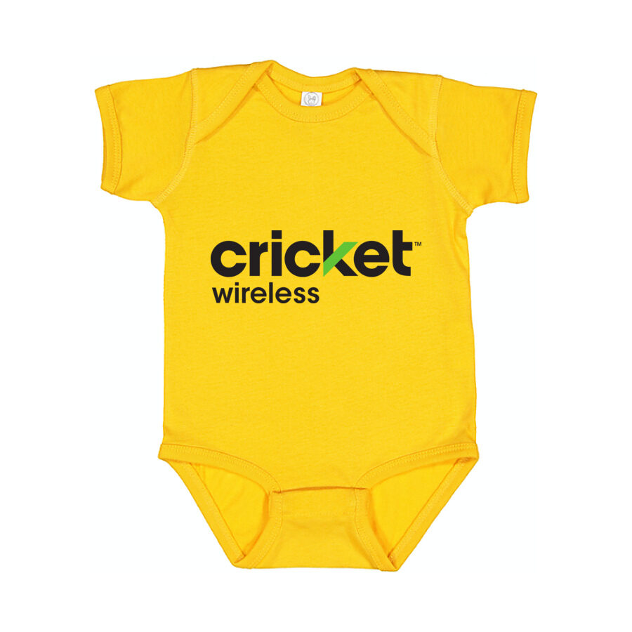 Cricket Wireless Baby Romper Onesie - Yellow