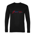Men's Panasonic Toyota Racing Polyester Long Sleeve T-Shirt - Black