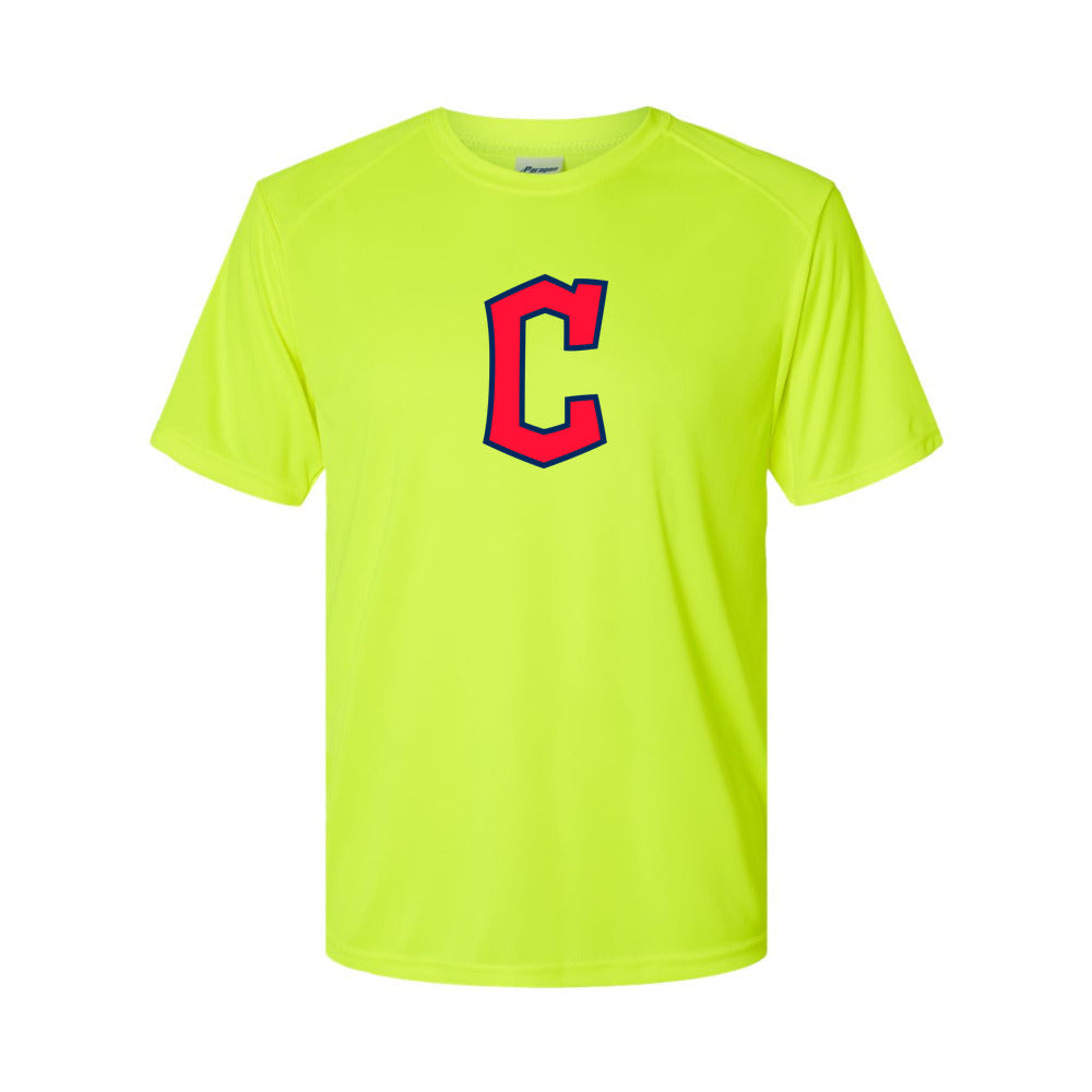 Cleveland Guardians Polyester T-Shirt - Safety Green