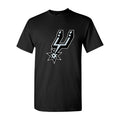 Men's San Antonio Spurs Cotton T-Shirt - Black