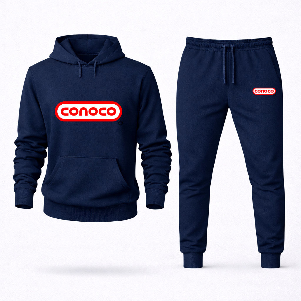 Conoco Hoodie and Joggers Set - Navy