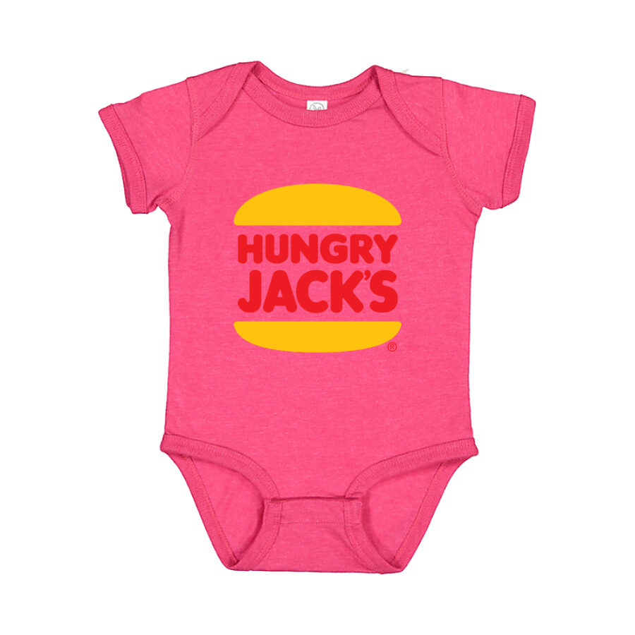 Hungry Jack's Baby Romper Onesie - Pink