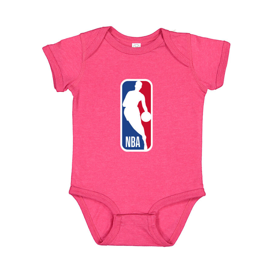 NBA Logo Baby Romper Onesie - Pink