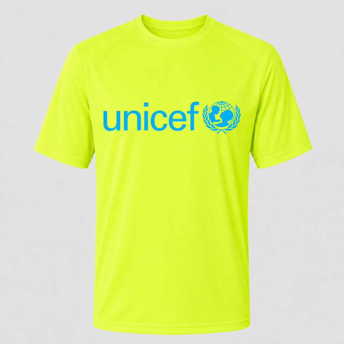 Men's UNICEF Performance T-Shirt - Safety Green