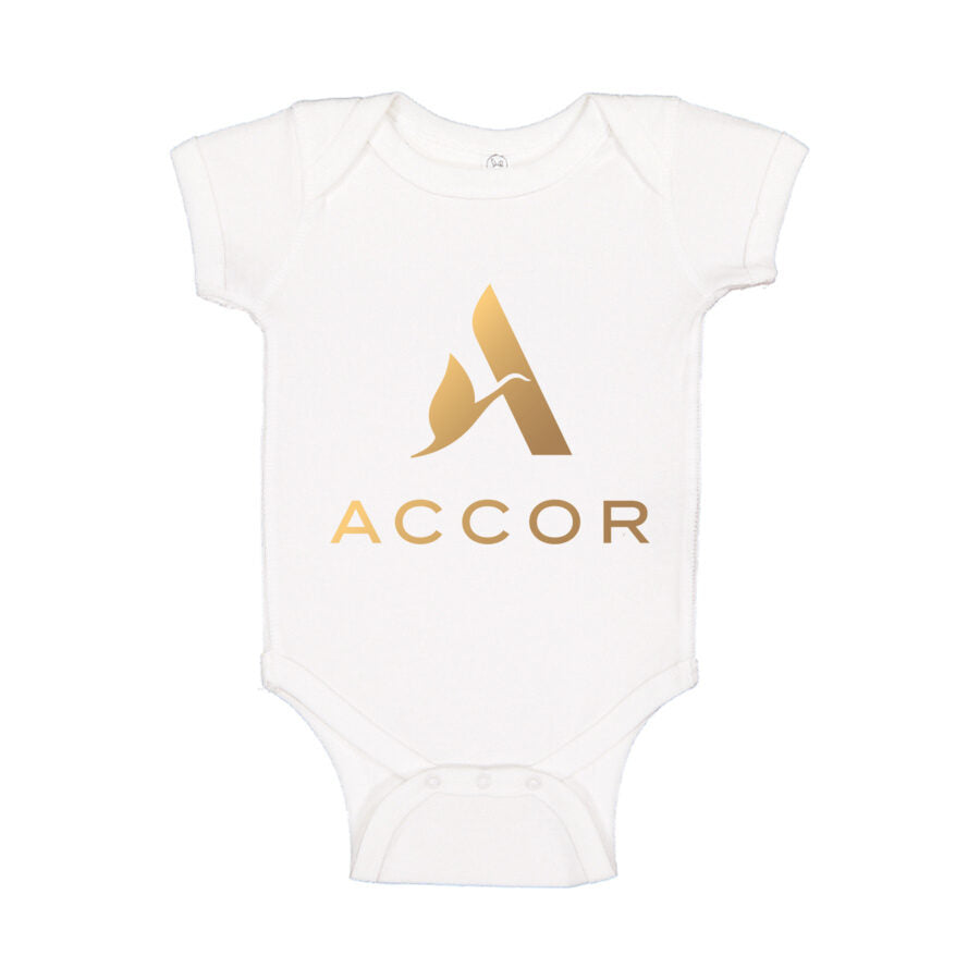 Accor Baby Romper Onesie - White