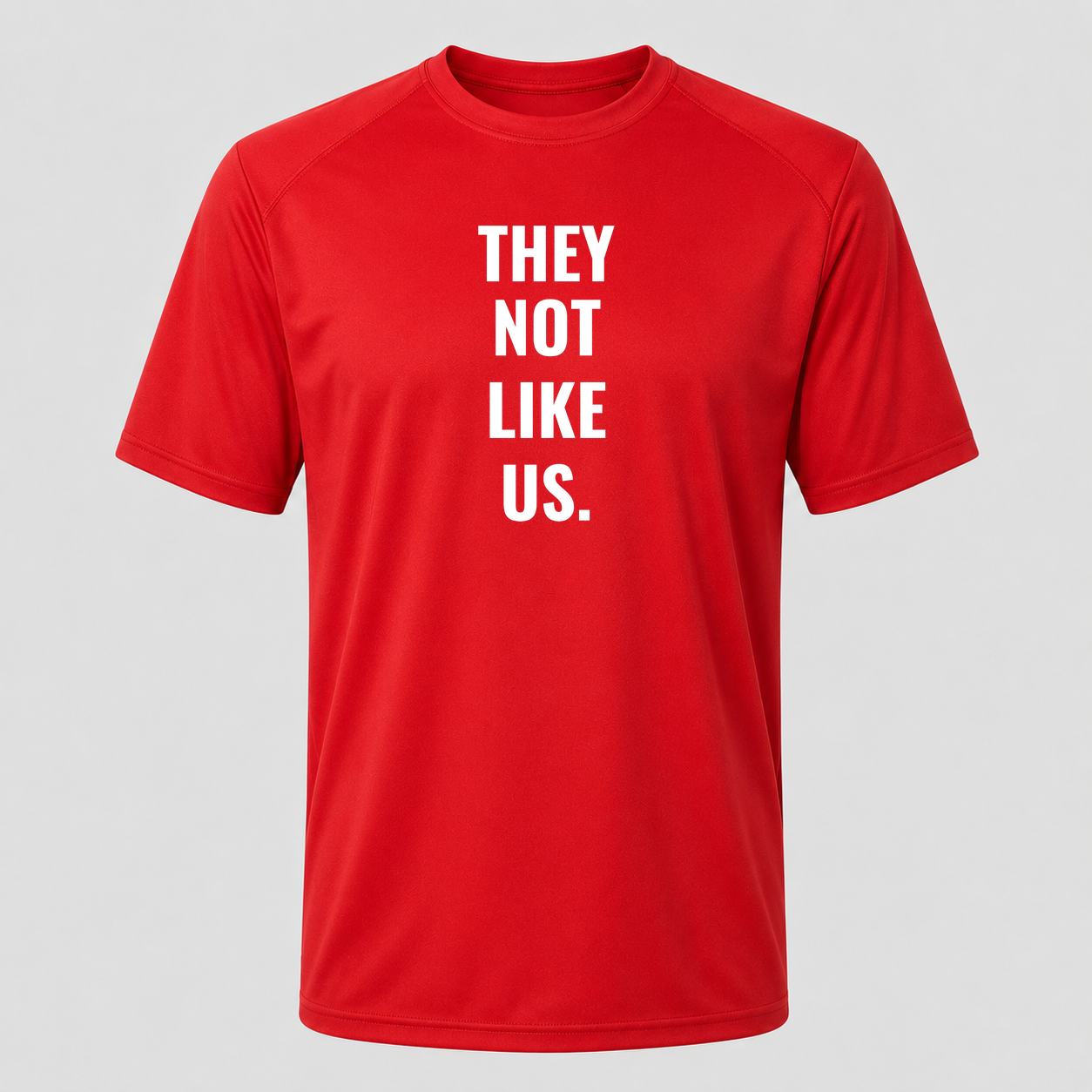 Men's They Not Like Us Performance T-Shirt - Red