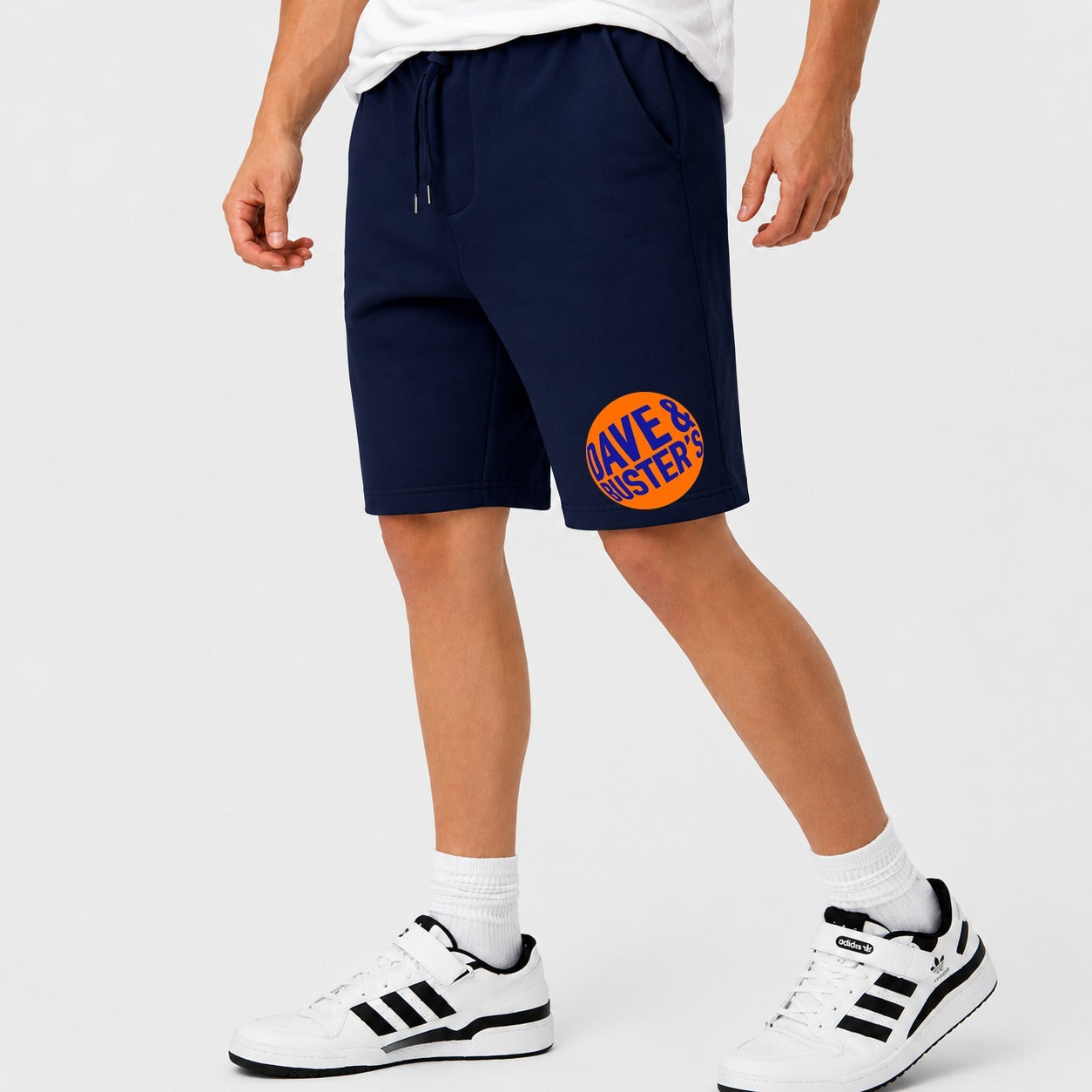 Men's Dave & Buster's Cotton Shorts - Navy
