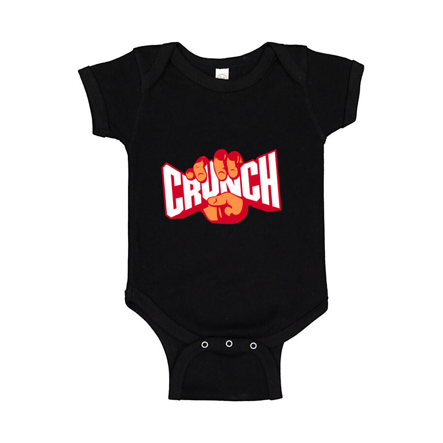 Crunch Fitness Baby Romper Onesie - Black