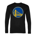 Men's Golden State Warriors Polyester Long Sleeve T-Shirt - Black