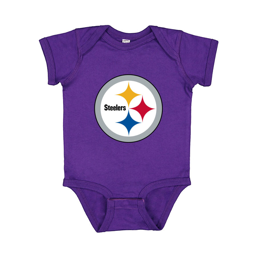 Pittsburgh Steelers Baby Romper Onesie - Purple