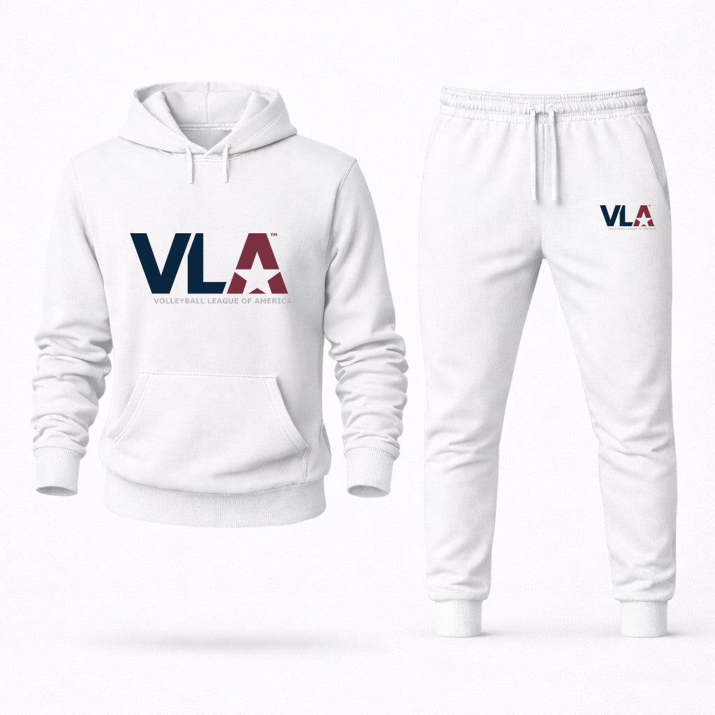 American Volleyball League Hoodie and Joggers Set - White