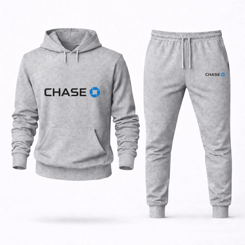 Chase Black Hoodie and Joggers Set - Grey