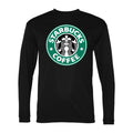 Men's Starbucks Polyester Long Sleeve T-Shirt - Black