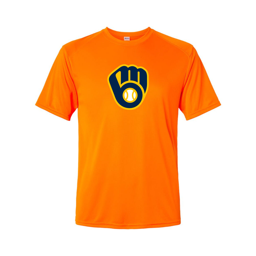 Milwaukee Brewers Polyester T-Shirt - Orange
