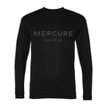 Men's Mercure Polyester Long Sleeve T-Shirt - Black