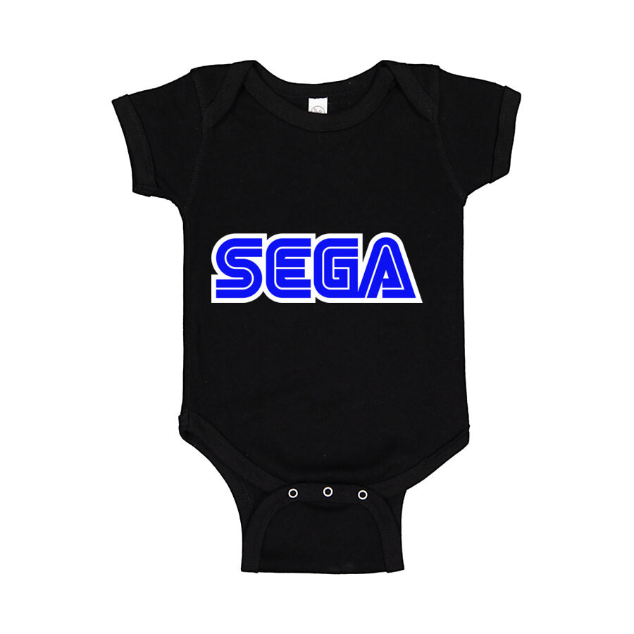 SEGA Baby Romper Onesie - Black