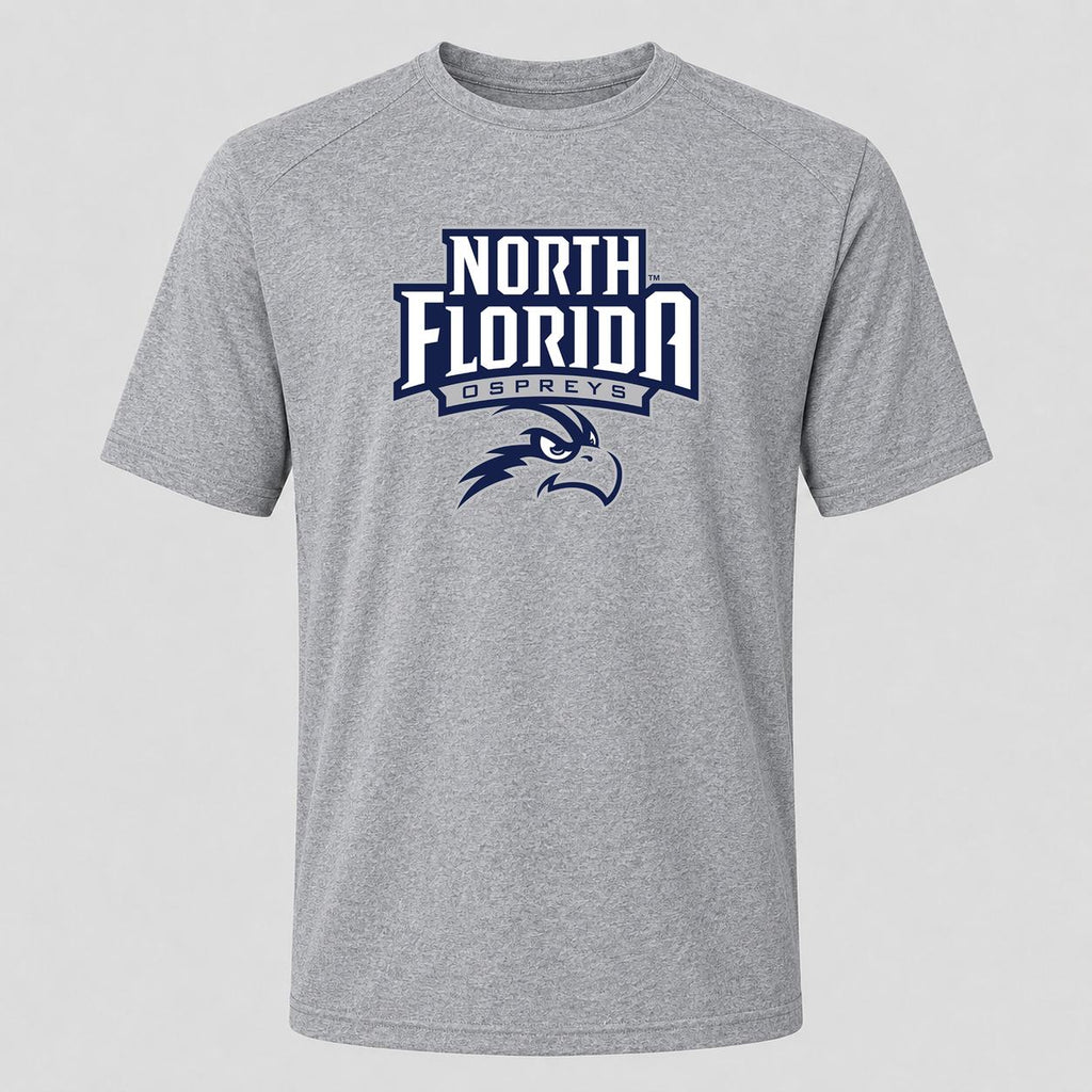 Men's UNF Ospreys Performance T-Shirt - Gray