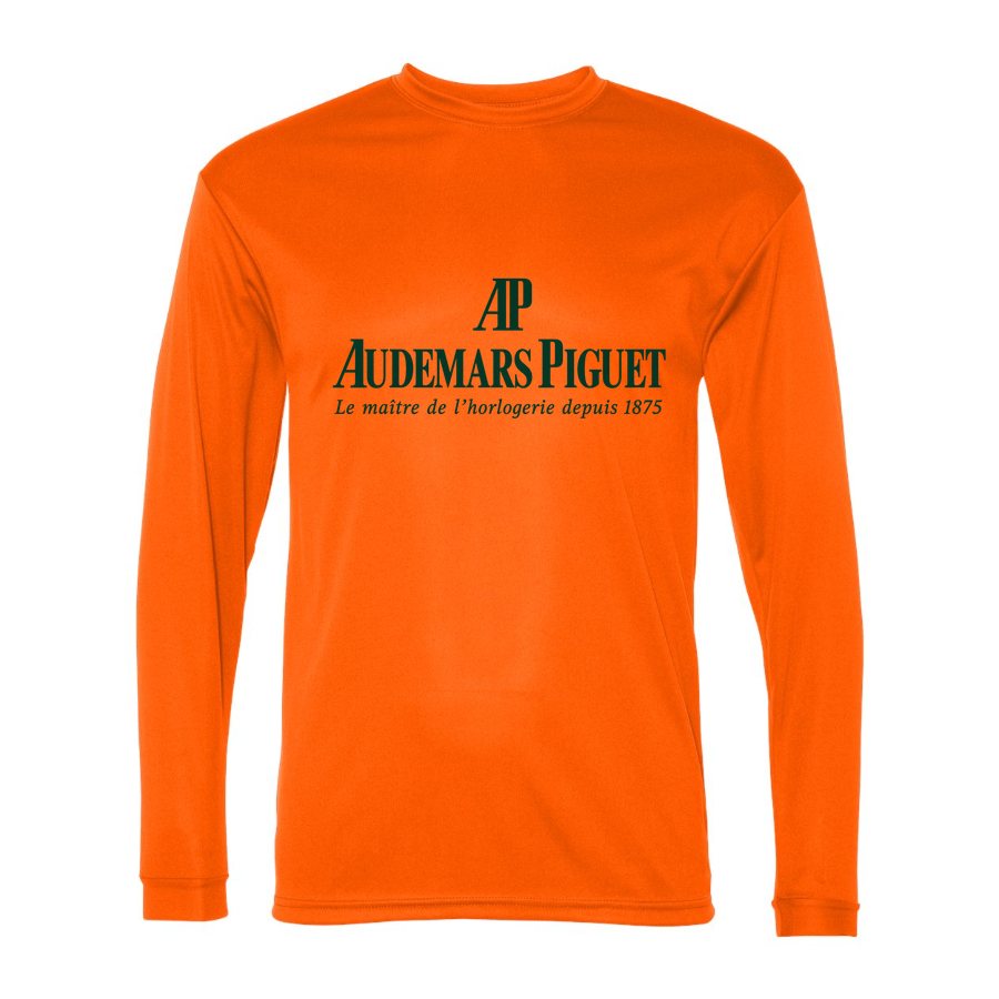 Men's Audemars Piguet Polyester Long Sleeve T-Shirt - Safety Orange
