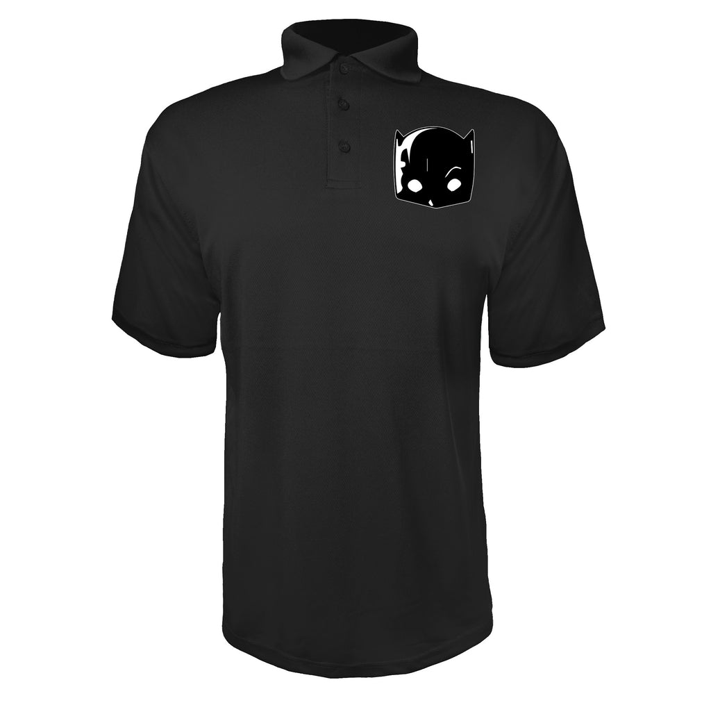 Hellcat PNG4 men's polyester polo in Black