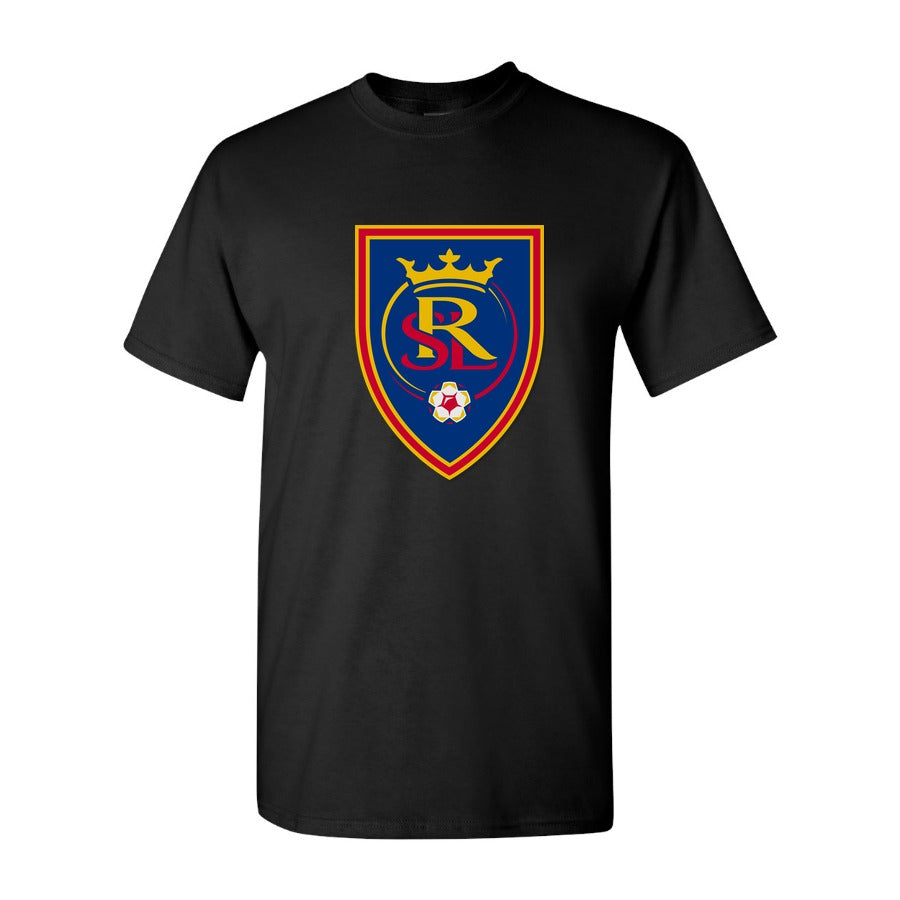 Men's Real Salt Lake Soccer Cotton T-Shirt - Black