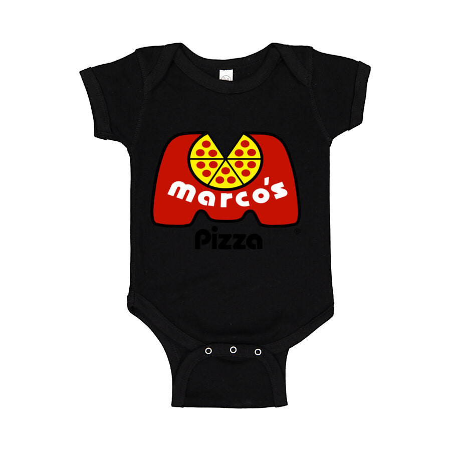 Marco's Pizza Baby Romper Onesie - Black