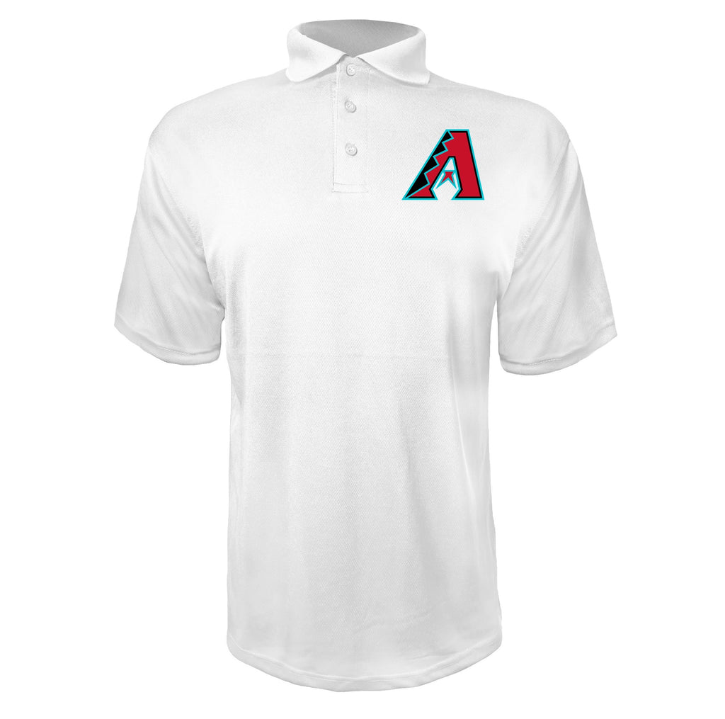 Arizona Diamondbacks White polyester polo