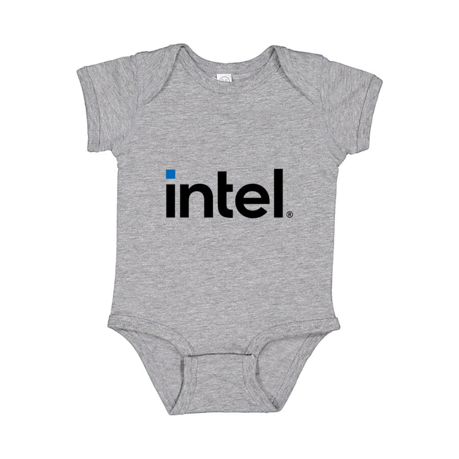 Intel Baby Romper Onesie - Gray
