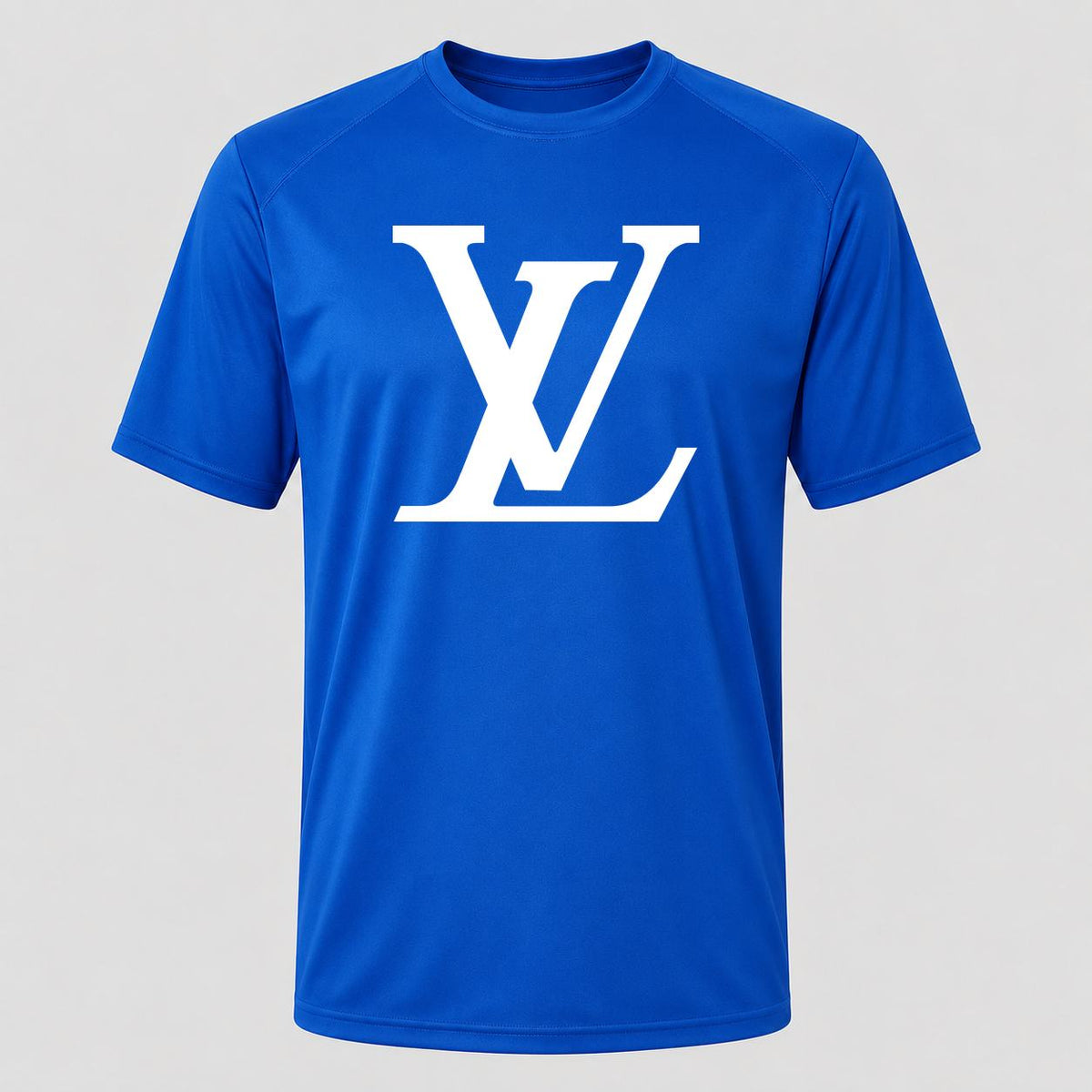 Men's Louis Vuitton White Performance T-Shirt - Royal Blue