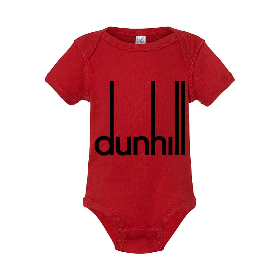Dunhill Black Logo Baby Romper Onesie - Red