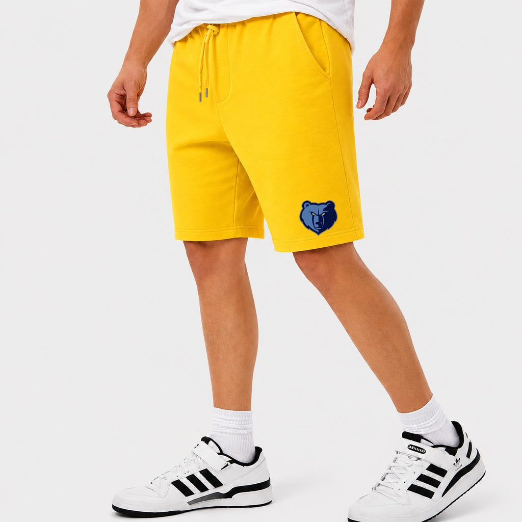 Men's Memphis Grizzlies Cotton Shorts - Yellow