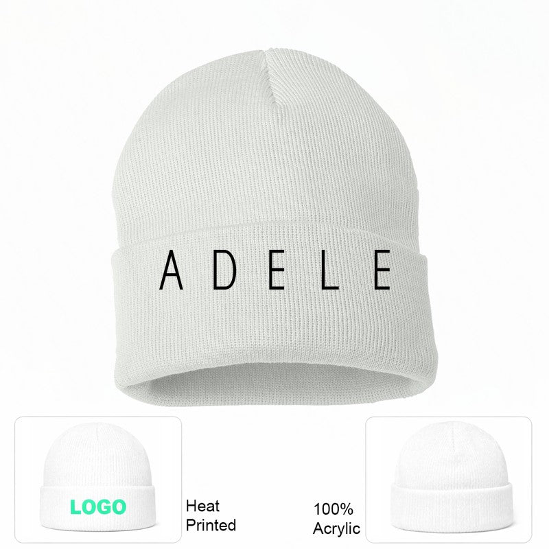 Adele Beanie Hat - White