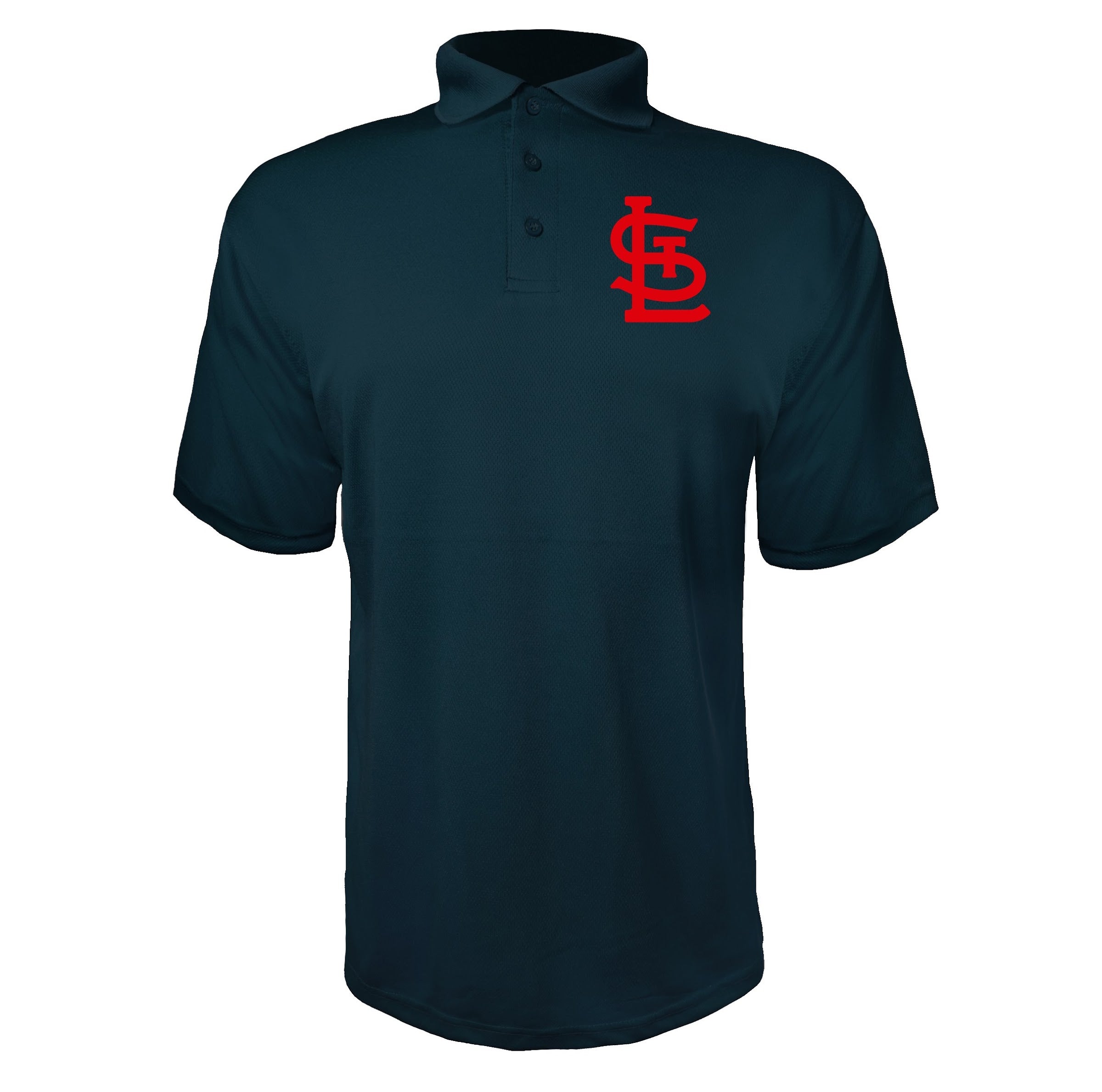 St. Louis Cardinals Navy polyester polo